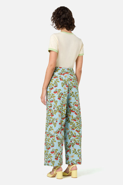 Princess Highway - Cherry Tomatoes Relaxed Pant - blue