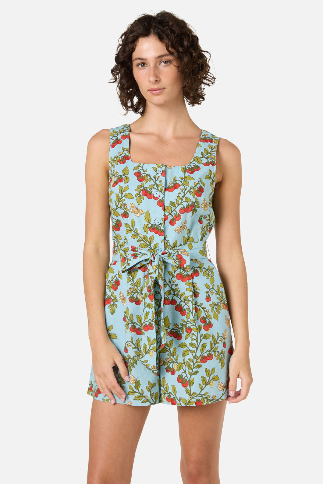 Princess Highway - Cherry Tomatoes Playsuit - blue