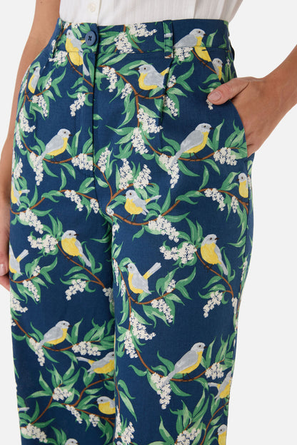 Princess Highway - Yellow Robin Relaxed Pant - navy