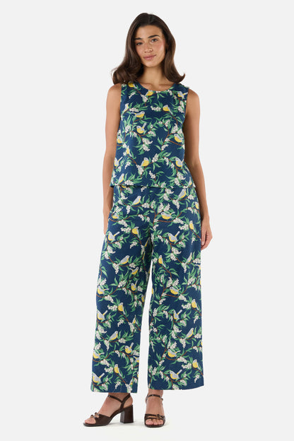 Princess Highway - Yellow Robin Relaxed Pant - navy
