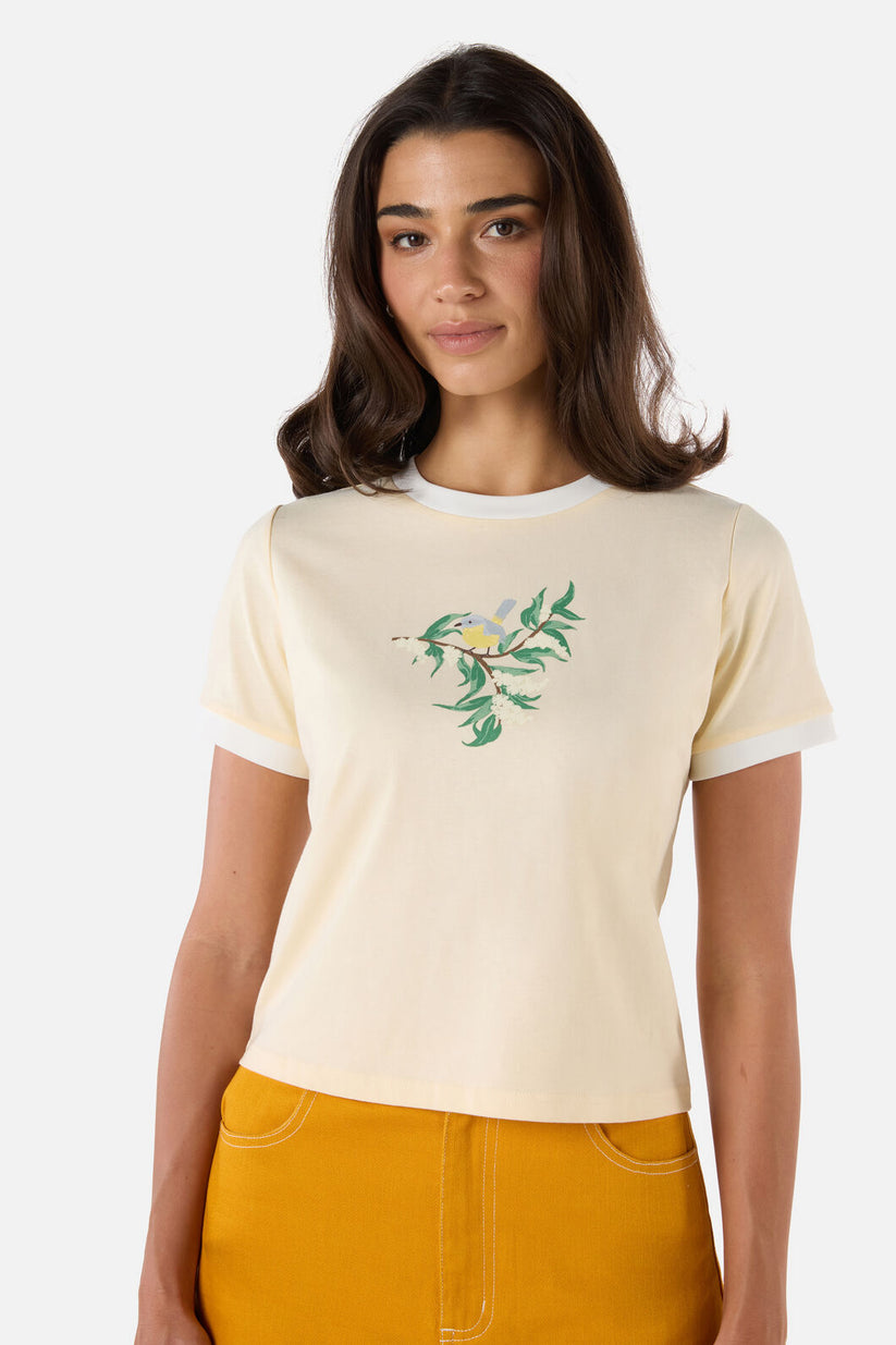 Yellow Robin Ringer Tee – Dangerfield