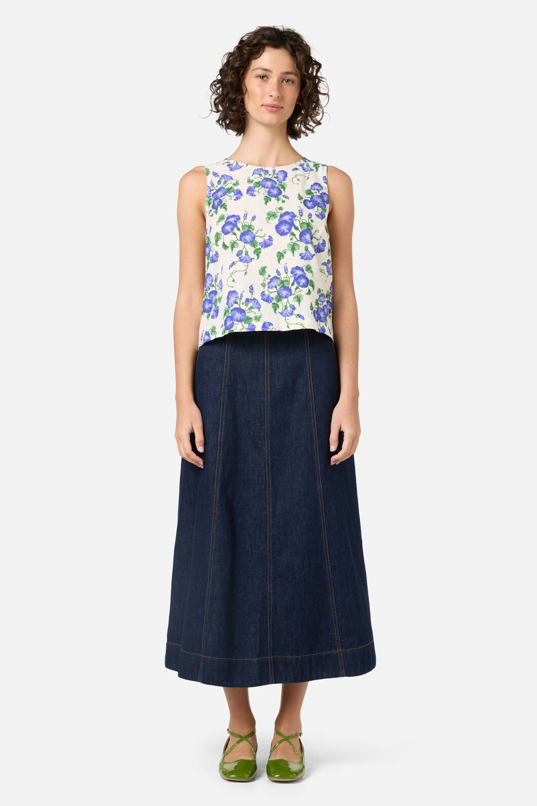 Princess Highway - Morning Glory Shell Top - cream