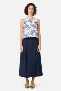 Princess Highway - Morning Glory Shell Top - cream