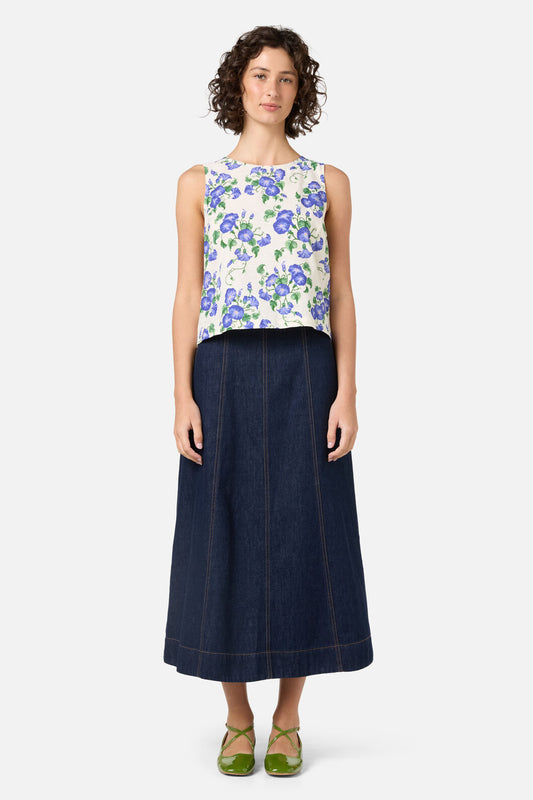 Princess Highway - Morning Glory Shell Top - cream