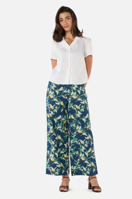 Princess Highway - Picnic Embroidered Blouse - white