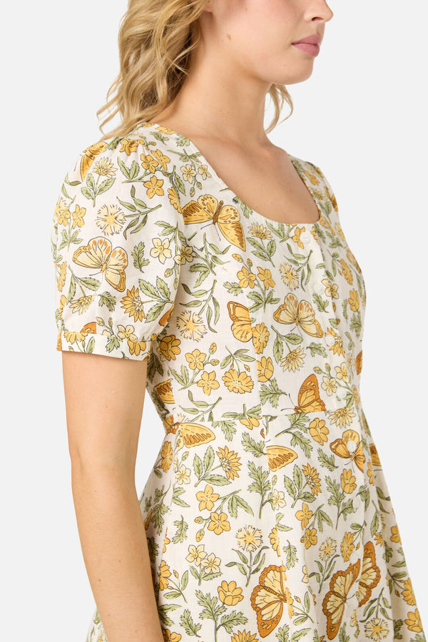 Princess Highway - Yvette Butterfly Mini Dress - cream