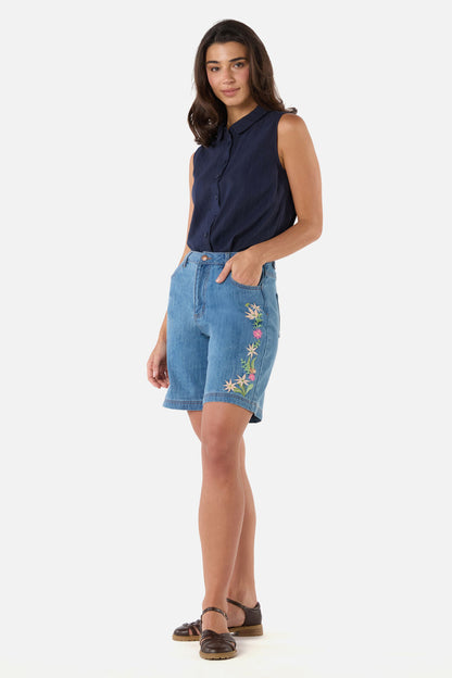 Princess Highway - Carter Sleeveless Blouse - navy
