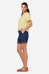 Princess Highway - Bianca Broderie Floral Shirt - soft-green