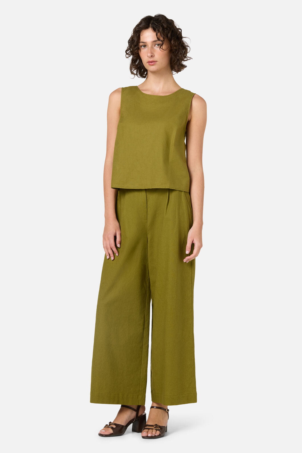 Princess Highway - Hattie Summer Culotte - olive