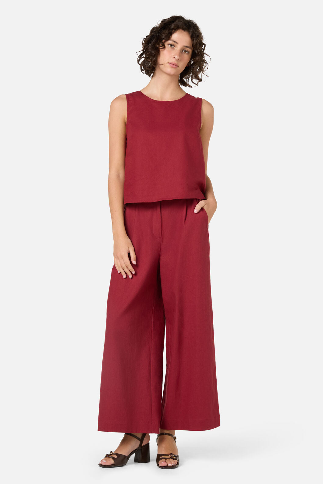 Princess Highway - Hattie Summer Culotte - henna