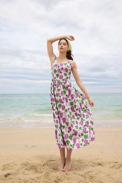 Princess Highway - Grape Vine Midi Dress - lilac