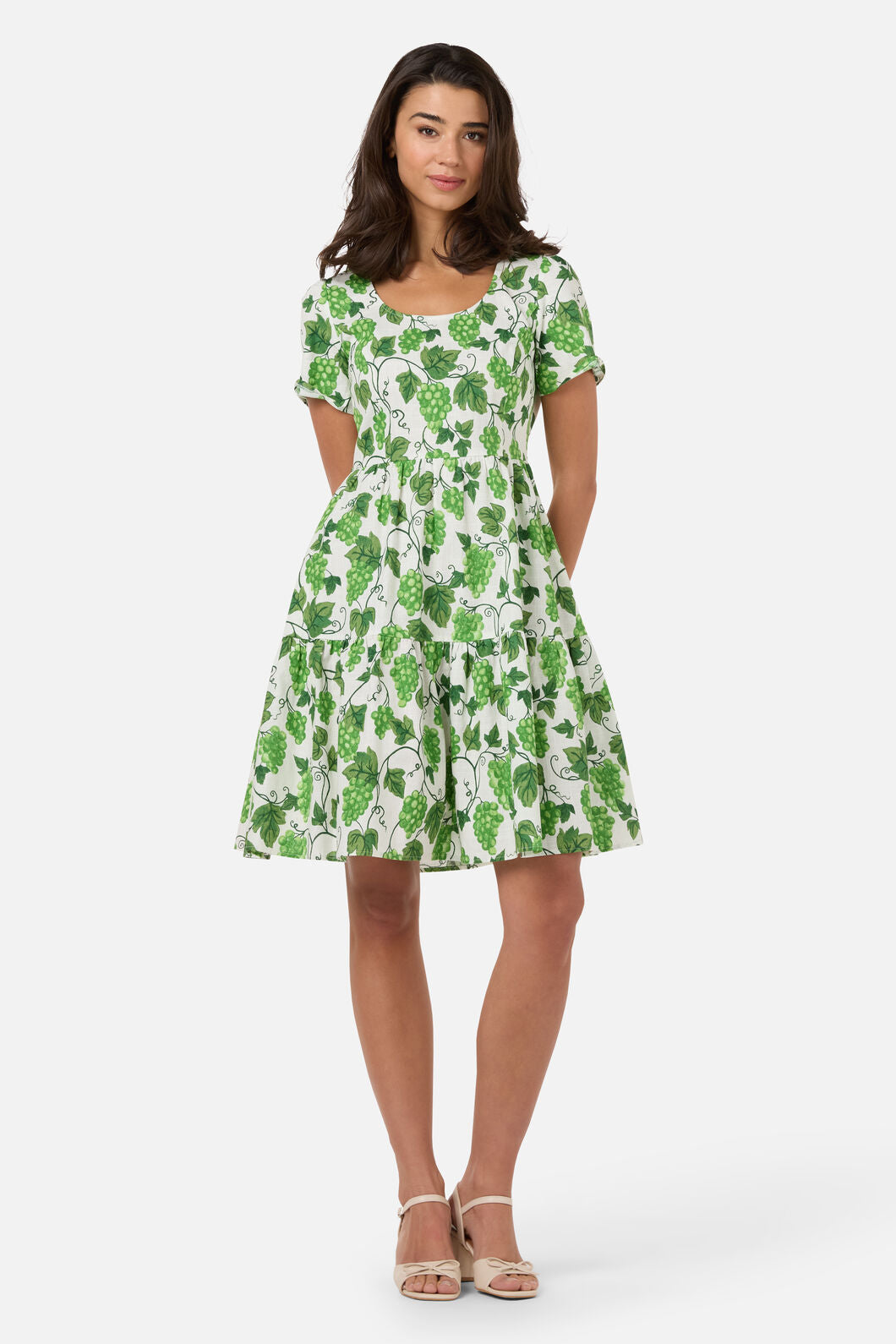 Princess Highway - Grape Vine Mini Dress - green