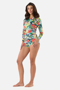 Princess Highway - Lexi Rashie Swim Top - navy