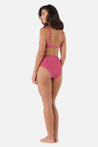 Princess Highway - Gingham Bikini Bottom - pink