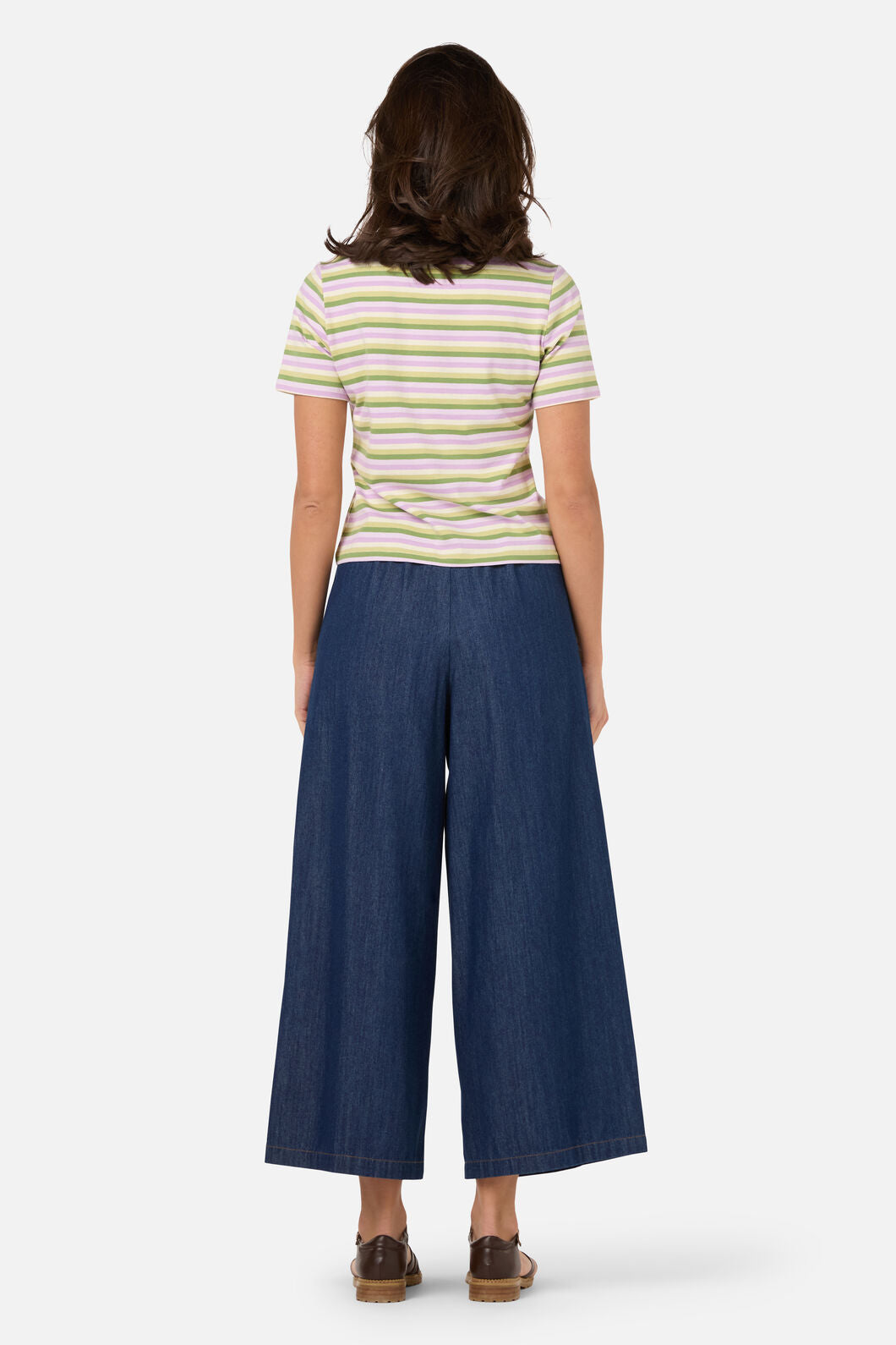 Princess Highway - Lena Orchard Stripe Tee - grape