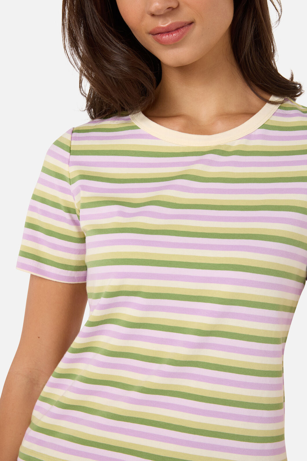 Princess Highway - Lena Orchard Stripe Tee - grape