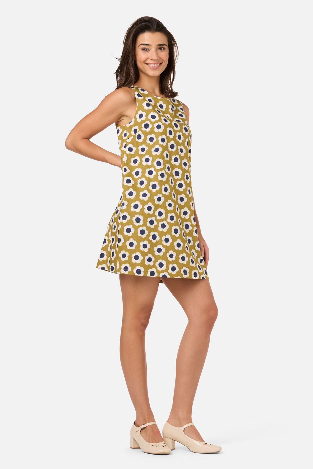 Princess Highway - Janie 60'S Mini Shift Dress - olive