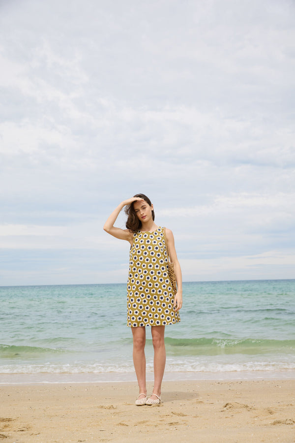 Princess Highway - Janie 60'S Mini Shift Dress - olive