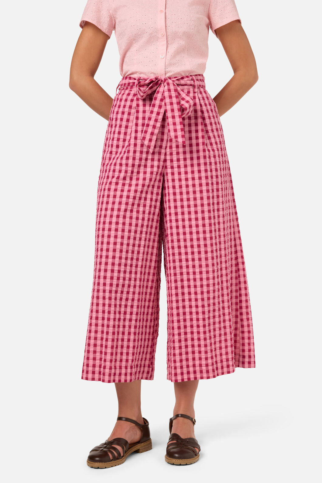 Princess Highway - Margot Check Culotte - pink