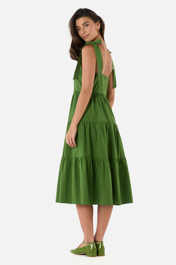 Princess Highway - Donna Tiered Midi Dress - green
