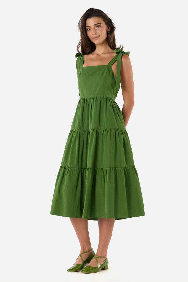 Princess Highway - Donna Tiered Midi Dress - green