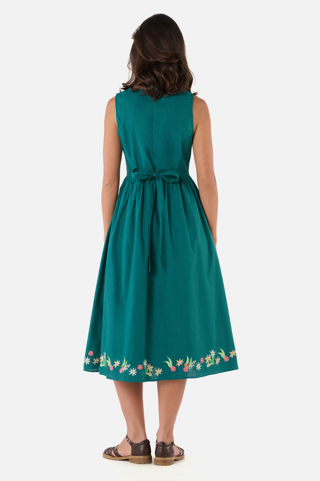 Princess Highway - Sweet Native Embroidered Dress - teal
