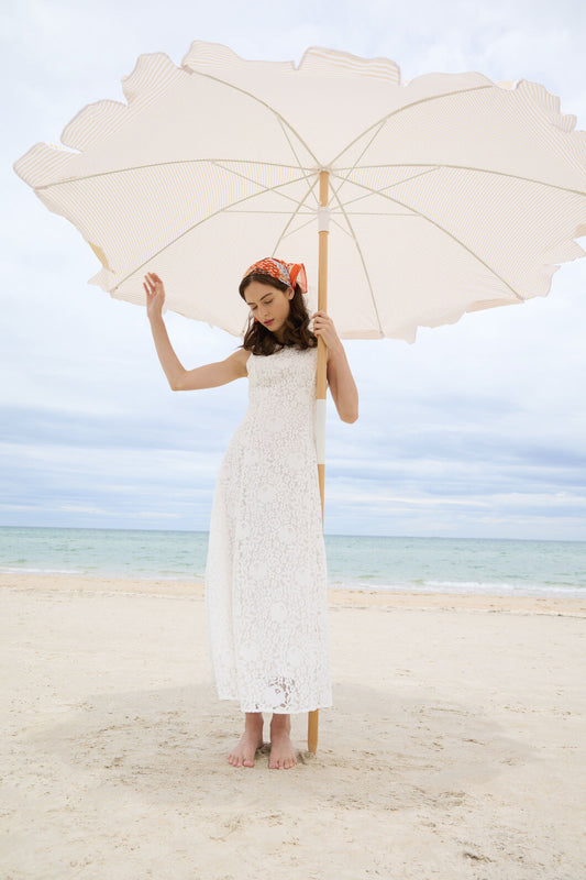 Princess Highway - Dreamy White Lace Midi Dress - white