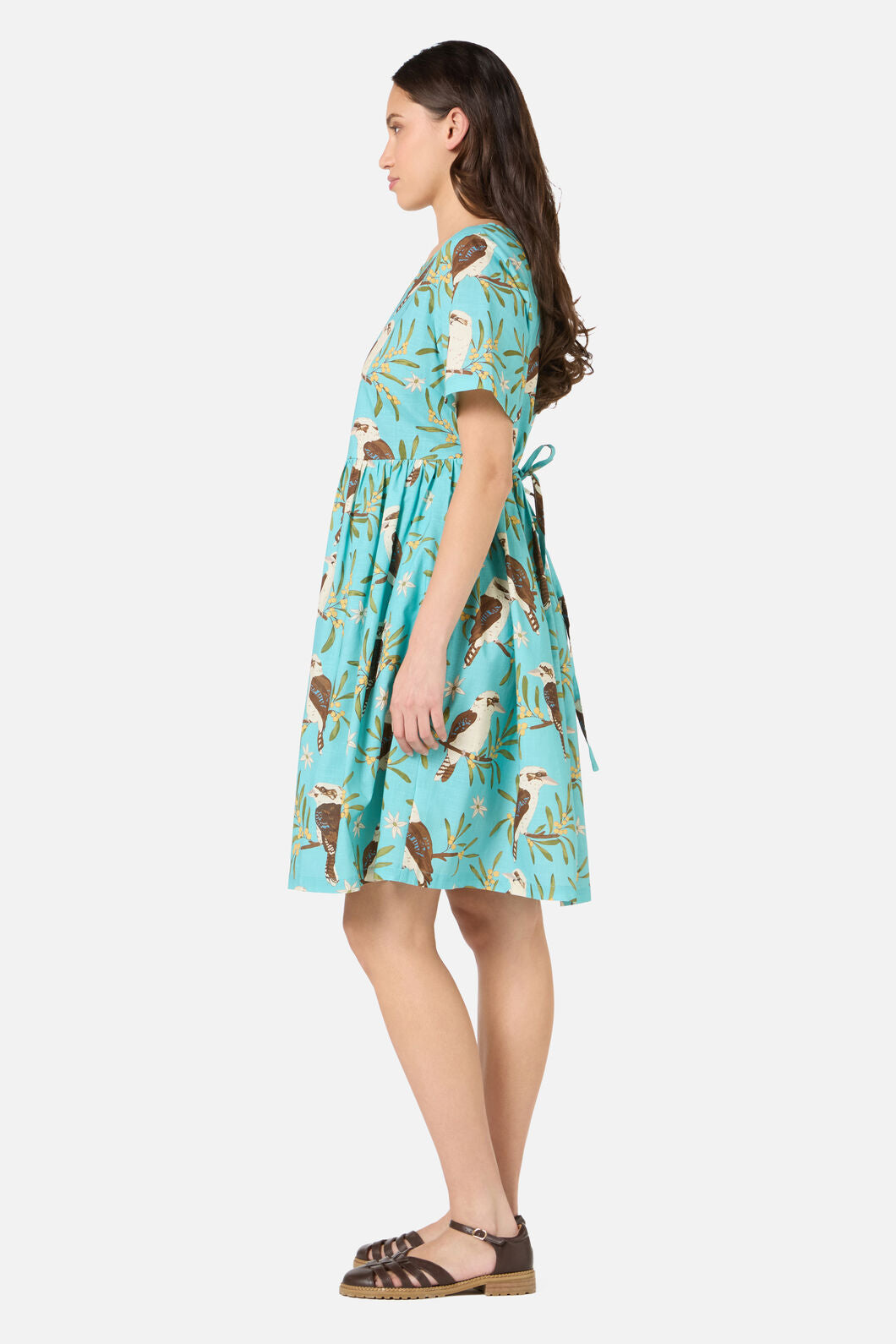 Princess Highway - Kookaburra Smock Dress - blue