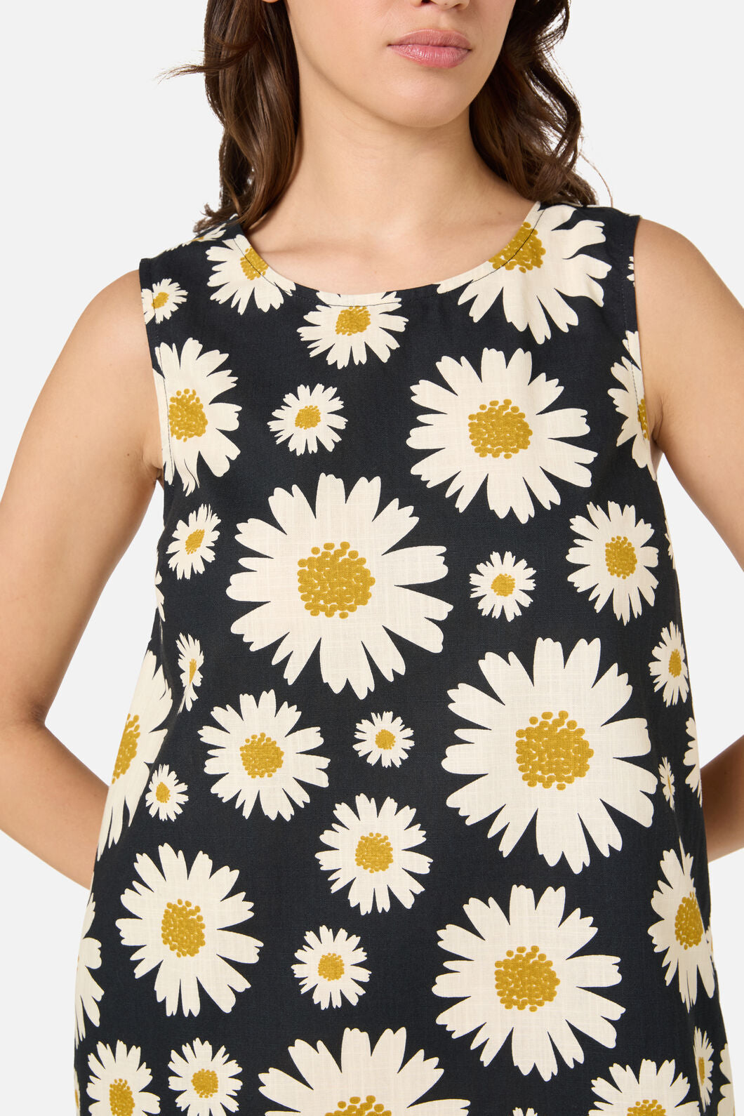 Princess Highway - 60'S Daisy Mini Dress - black