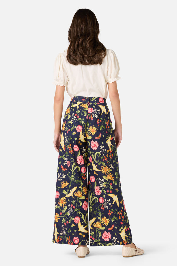 Princess Highway - Whimsical Garden Pant - navy
