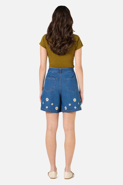 Princess Highway - Daria Denim Short - blue-denim