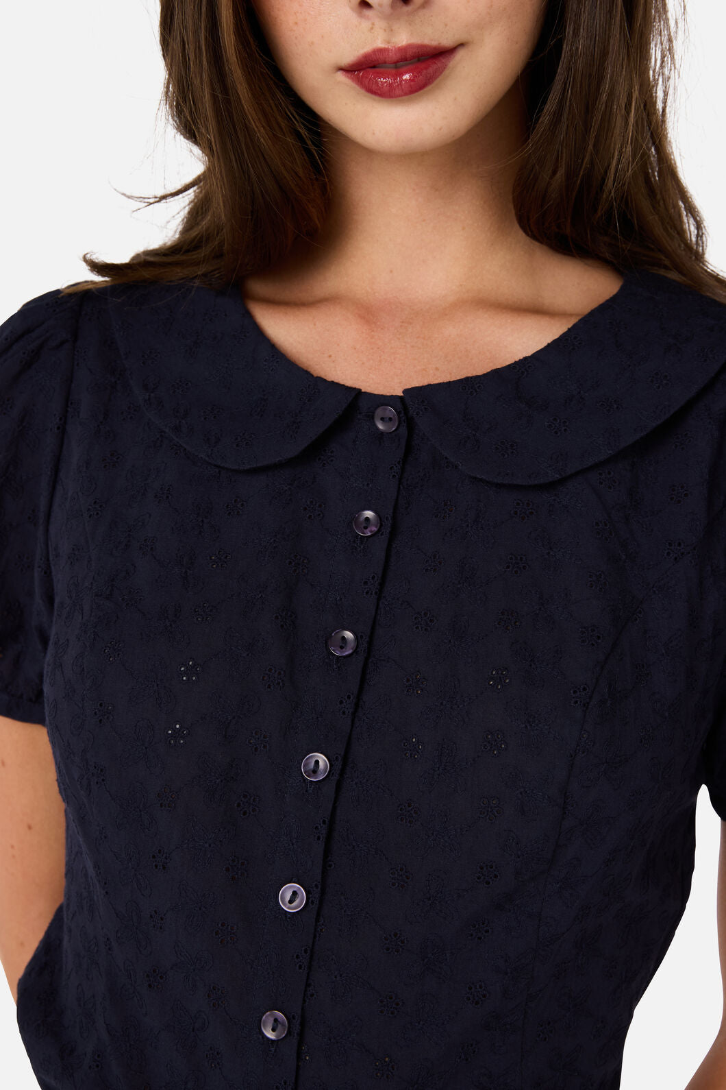 Princess Highway - Lorelei Sweet Blouse - navy