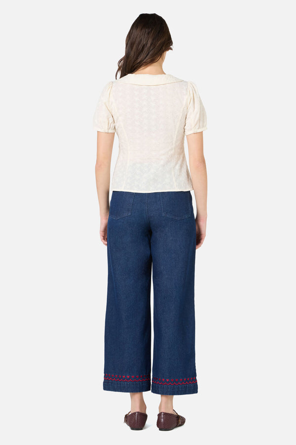 Princess Highway - Lorelei Sweet Blouse - cream