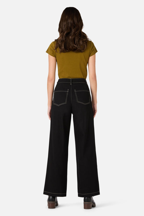 Princess Highway - Mika Drill Jean - black