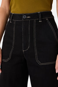 Princess Highway - Mika Drill Jean - black