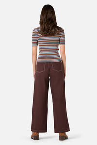 Princess Highway - Mika Drill Jean - chocolate