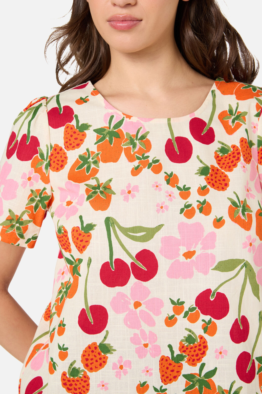 Princess Highway - Berries N Cream Top - cream