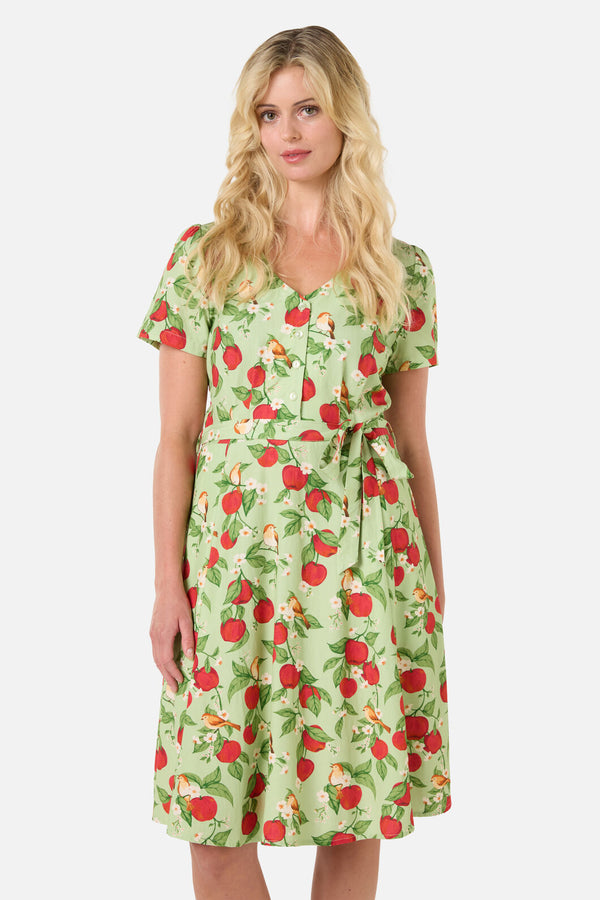 Princess Highway - Apple Blossom Tea Dress - sage