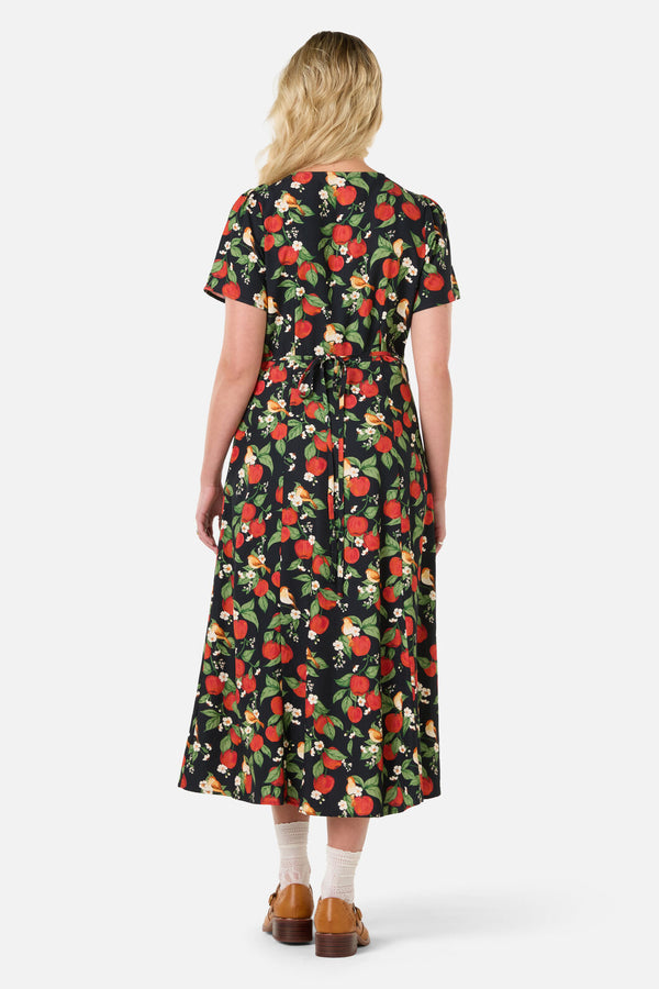 Princess Highway - Apple Blossom Midi Dress - navy