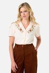 Princess Highway - Apple & Robin Emb Blouse - cream
