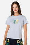 Princess Highway - Tree Frog Printed Tee - blue