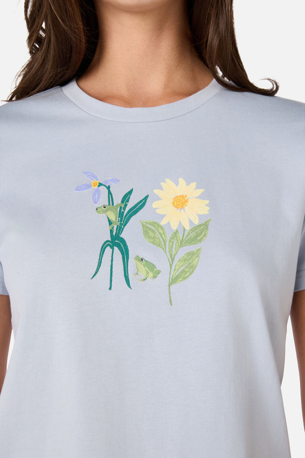 Princess Highway - Tree Frog Printed Tee - blue