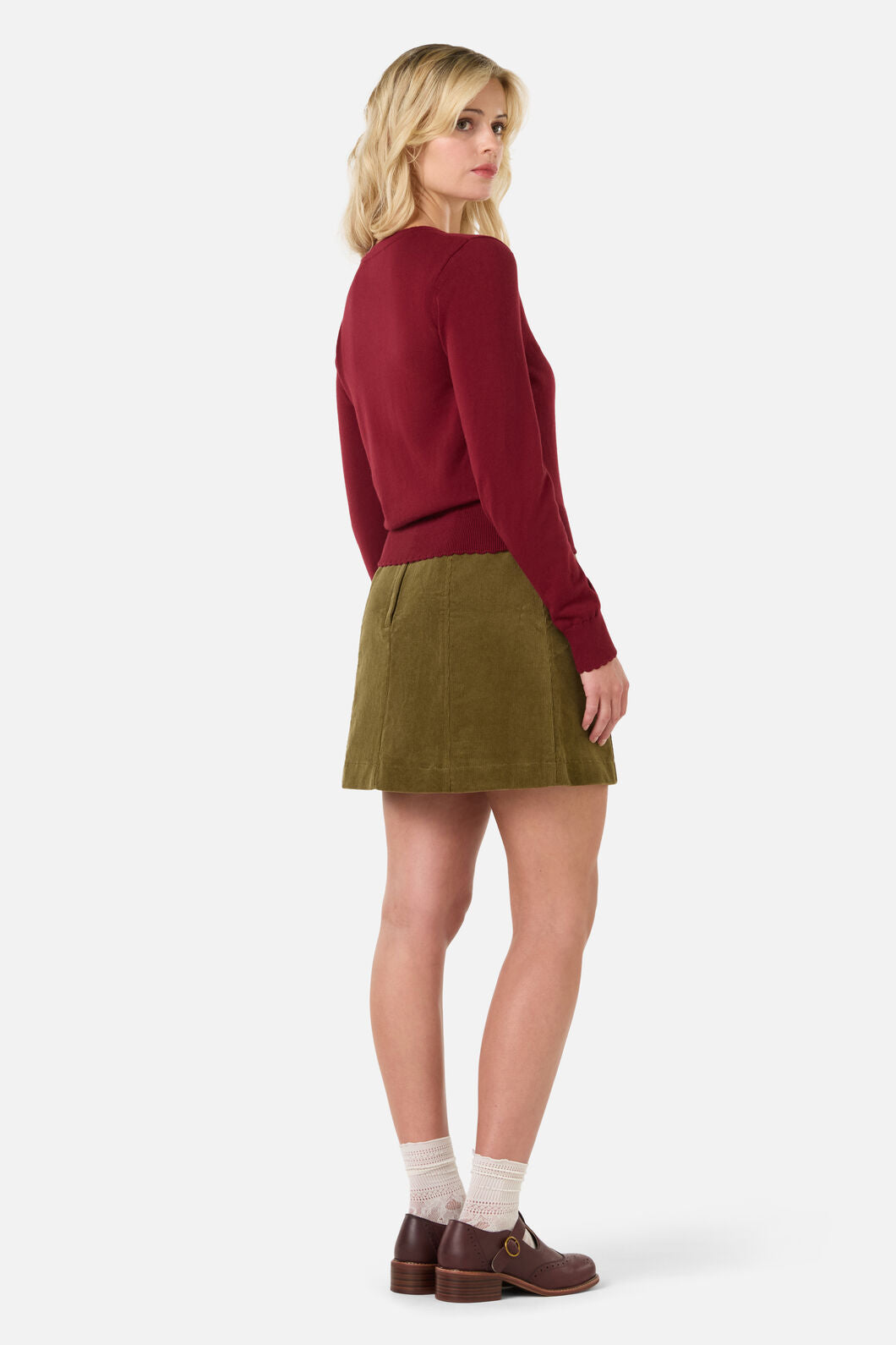 Princess Highway - Apple & Robin Emb Cardigan - wine