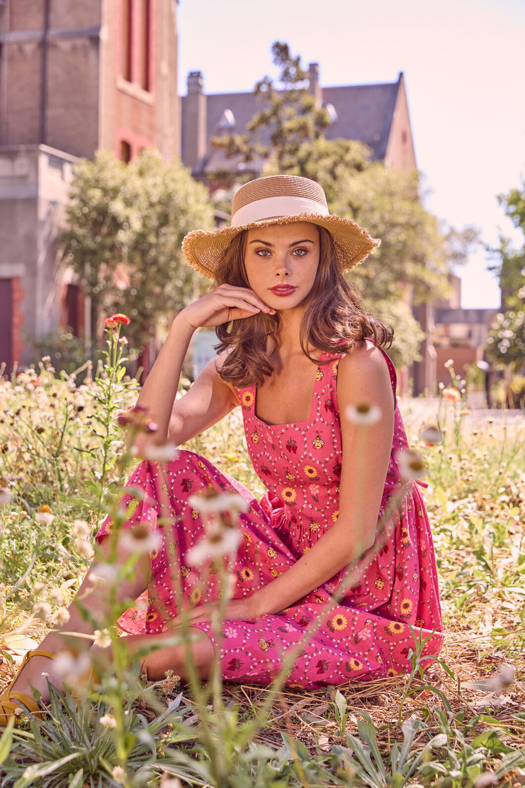 Honey Bee Hive Midi Dress – Dangerfield