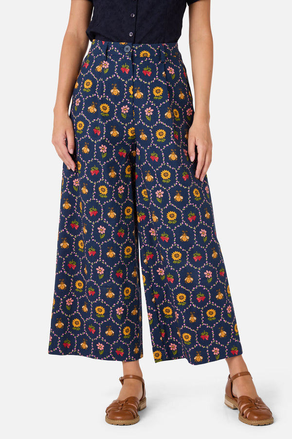 Princess Highway - Honey Bee Hive Pant - navy