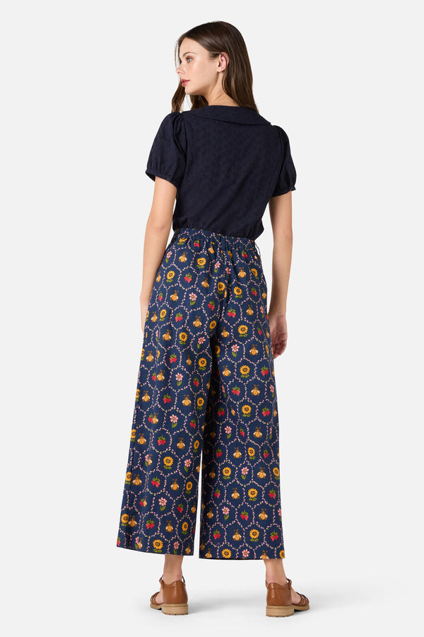 Princess Highway - Honey Bee Hive Pant - navy