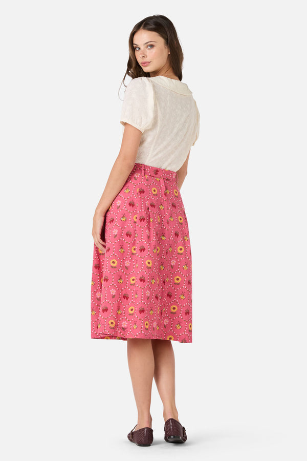 Princess Highway - Honey Bee Hive Skirt - pink