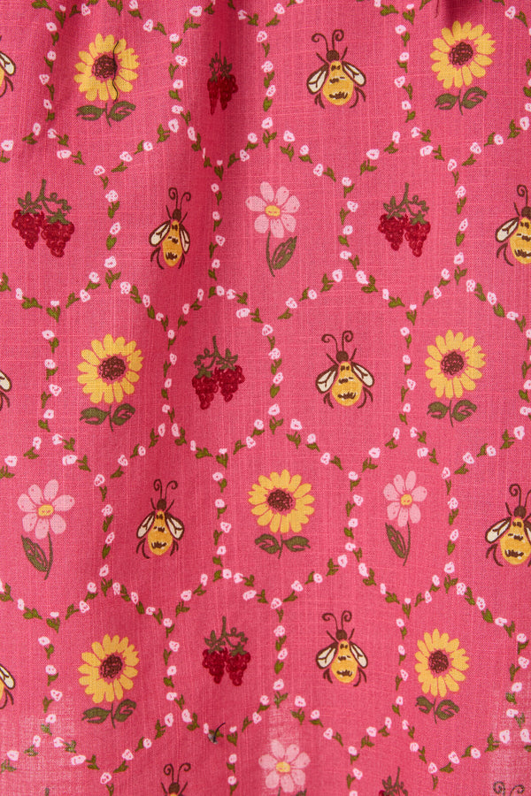 Princess Highway - Honey Bee Hive Skirt - pink
