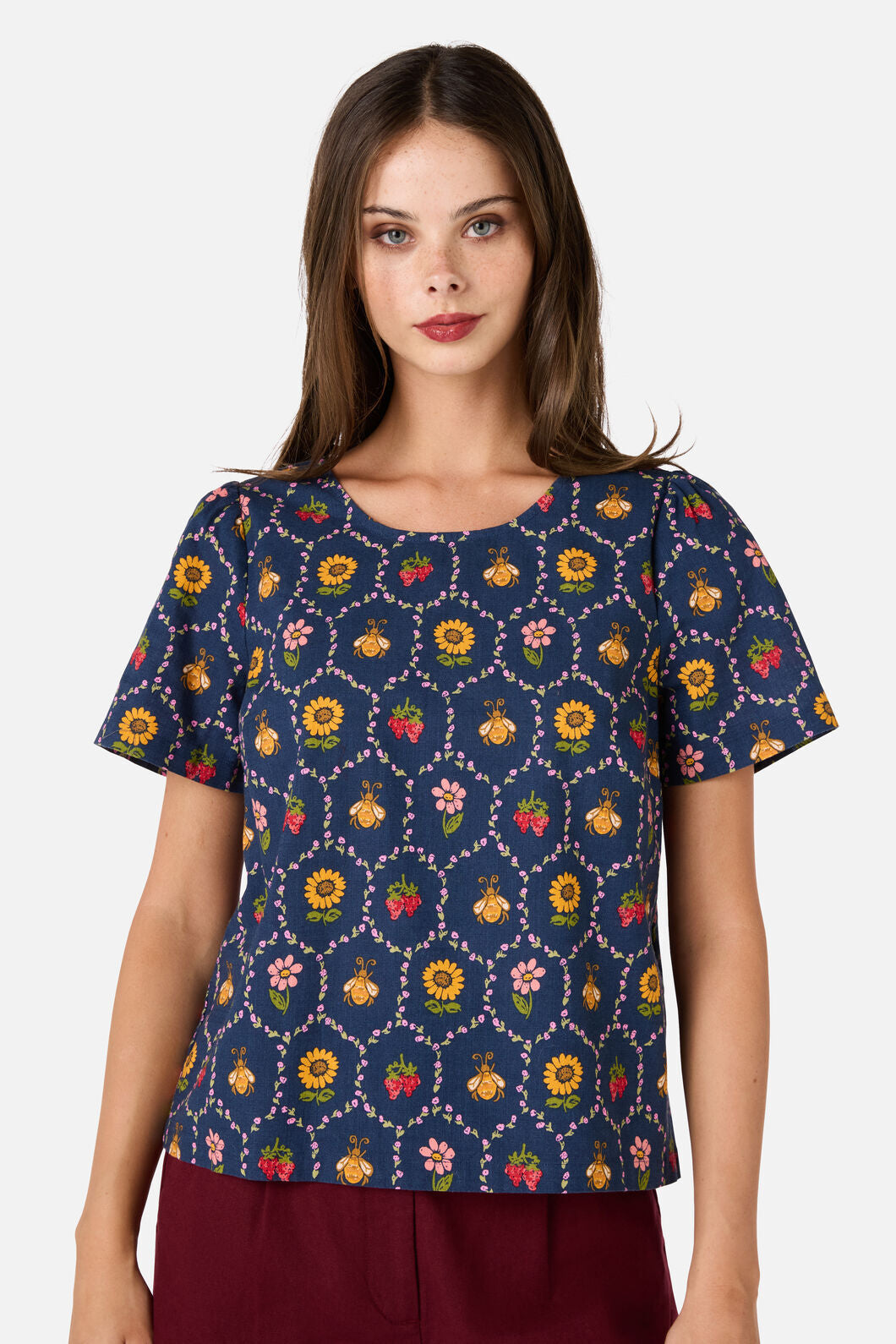 Princess Highway - Honey Bee Hive Top - navy