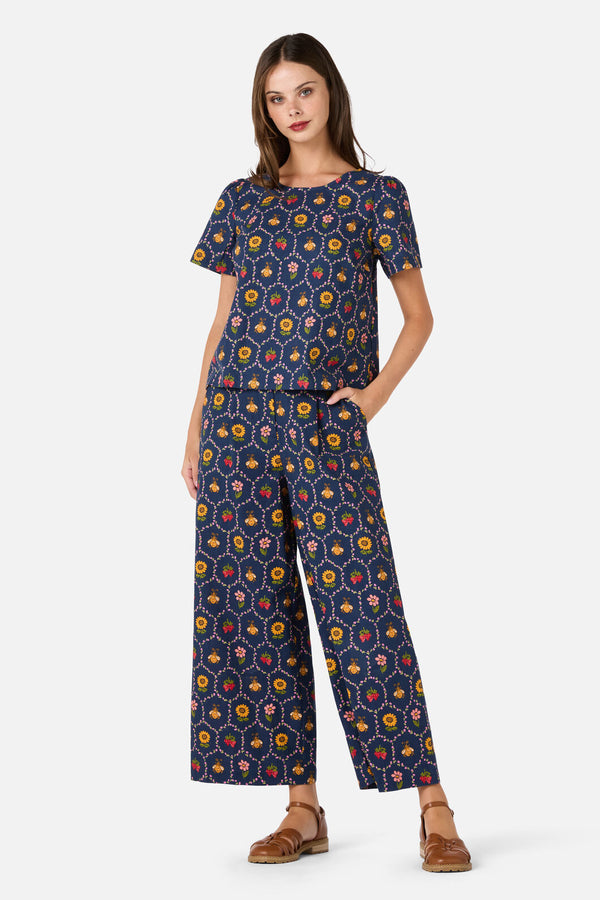 Princess Highway - Honey Bee Hive Top - navy